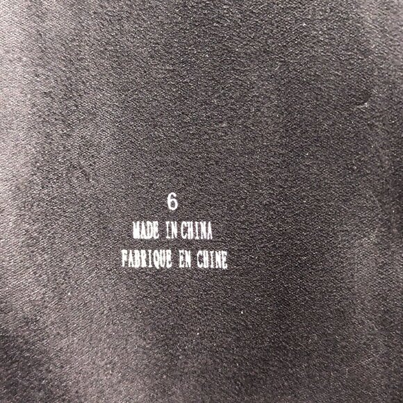 Jeffrey Campbell Wmn Tyr Black Leather Vintage Retro Square Toe Lace Boots 6 - Picture 10 of 11